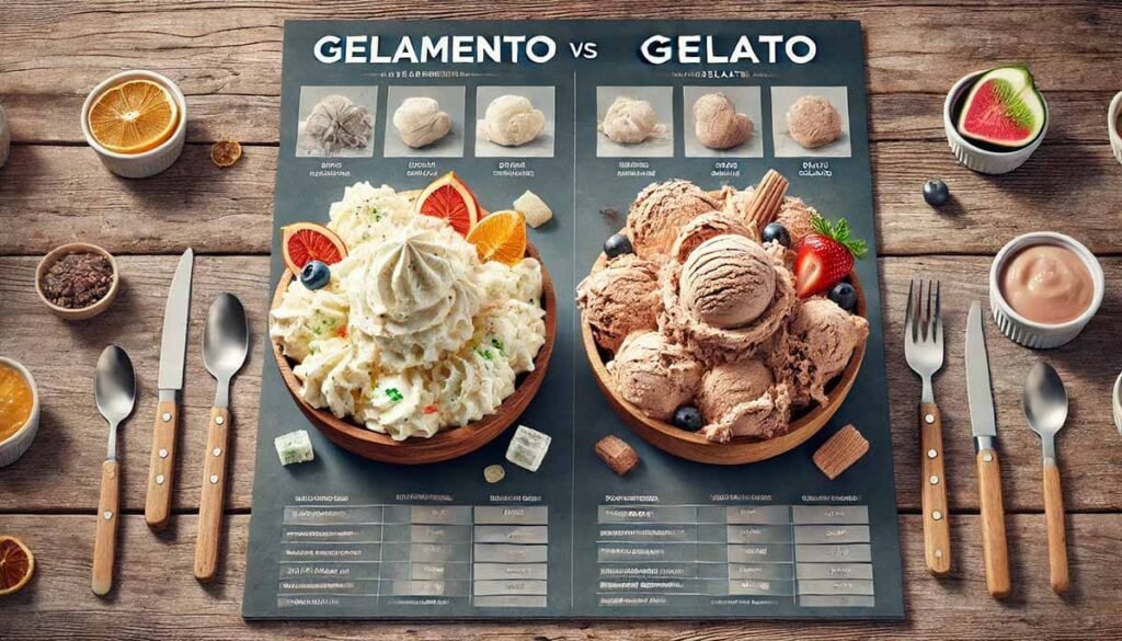 Gelamento vs. Gelato Comparison